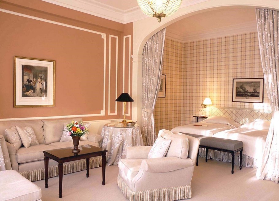 Терракотовые стены в интерьере