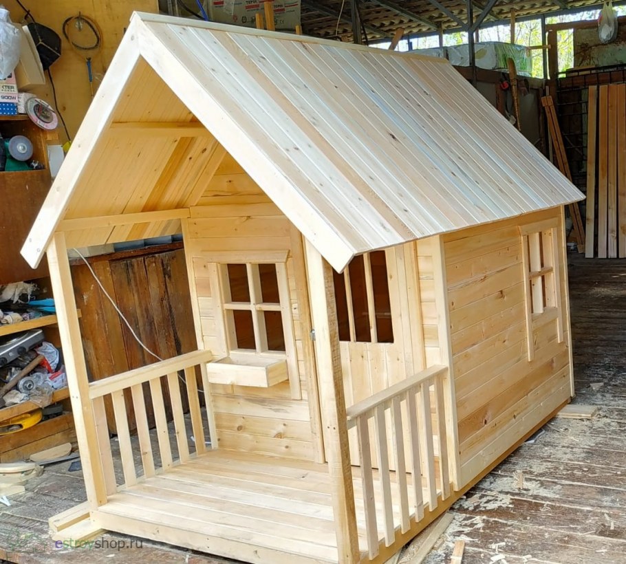 Детский домик из фанеры