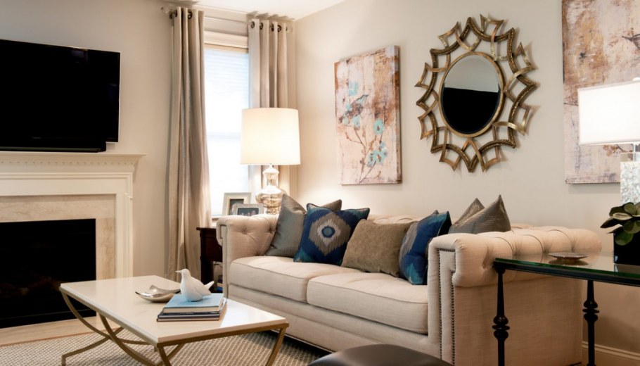 Интерьер в бежевых тонах