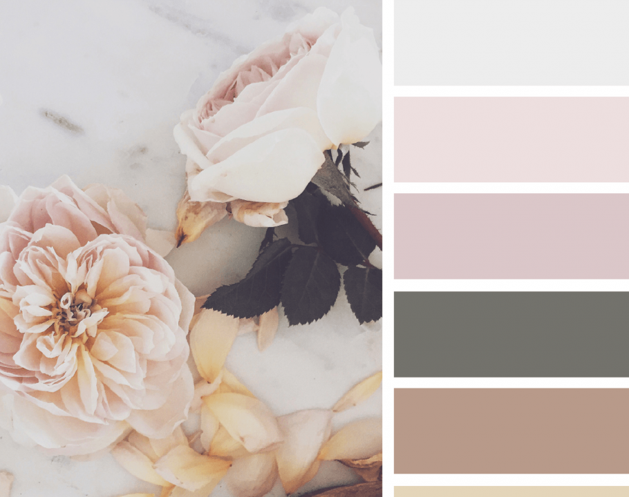 Гостиная в пастельных тонах