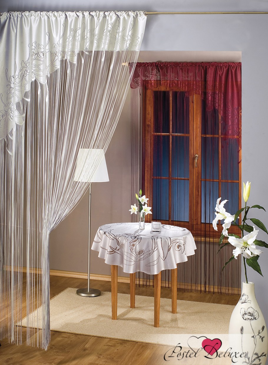 Тюль ниточками на кухню