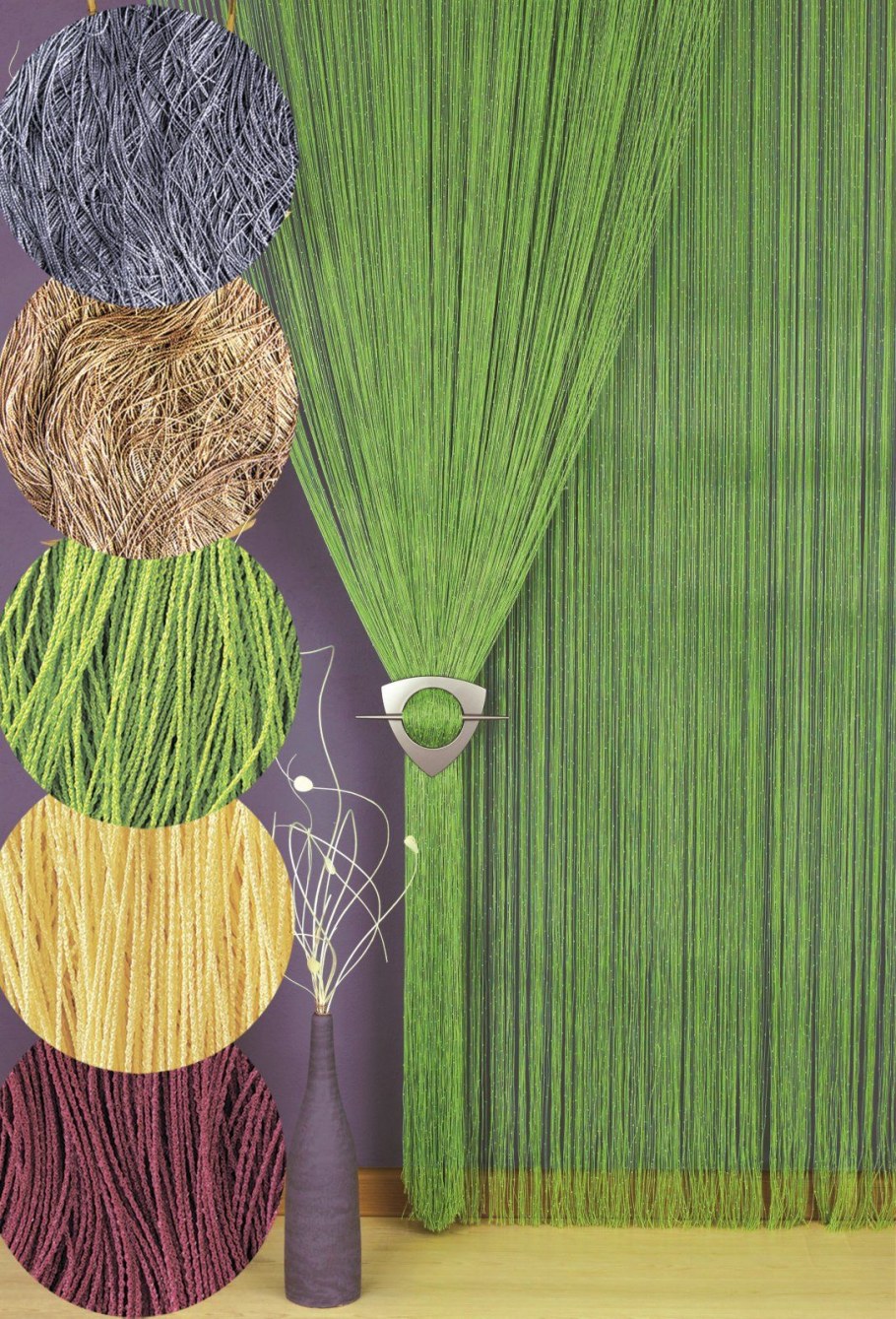 Шторы лапша в интерьере