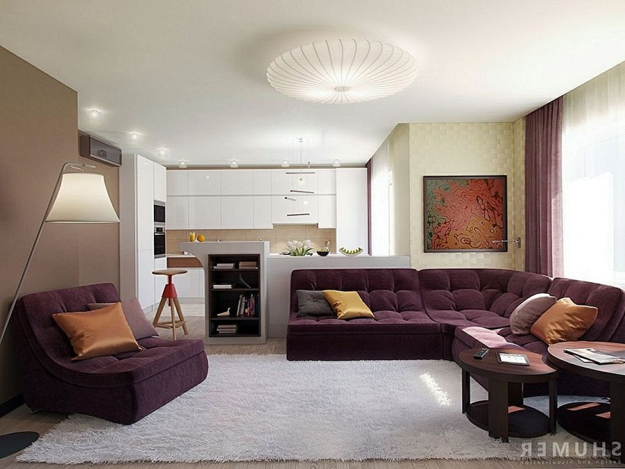 Интерьер с лавандовыми акцентами