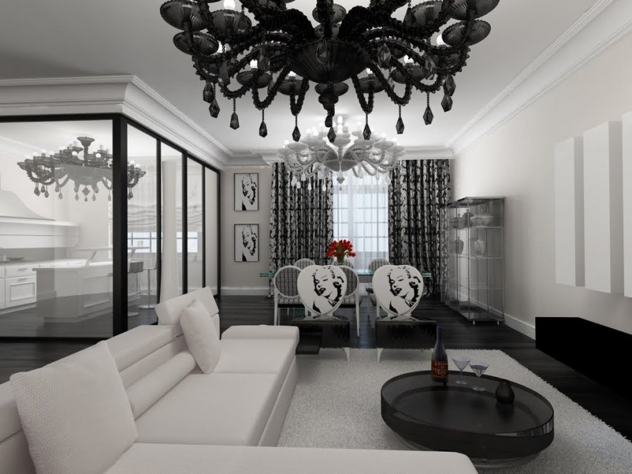 Люстра Евросвет 60065/5 серебро