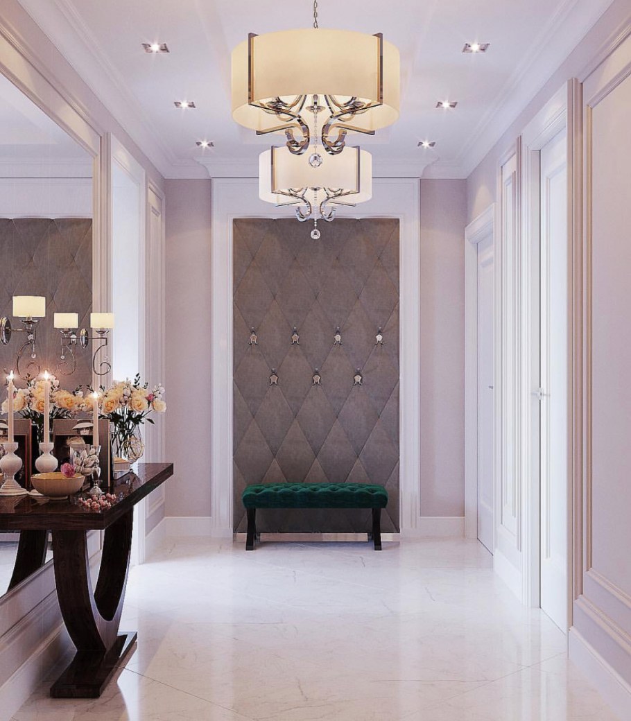 Балки в интерьере Неоклассика