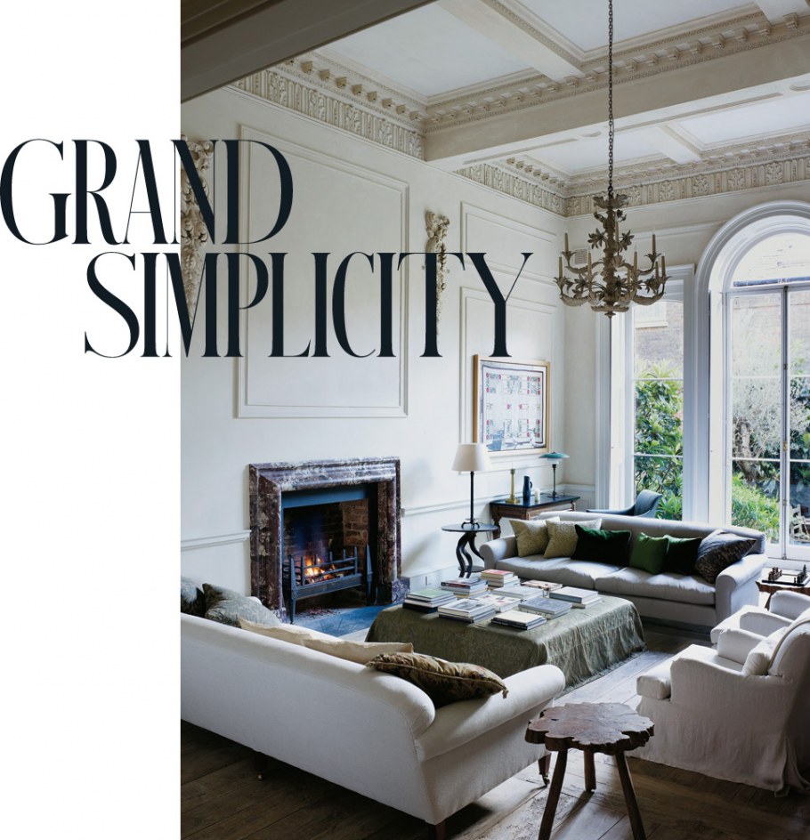 Современная английская классика в интерьере гостинная