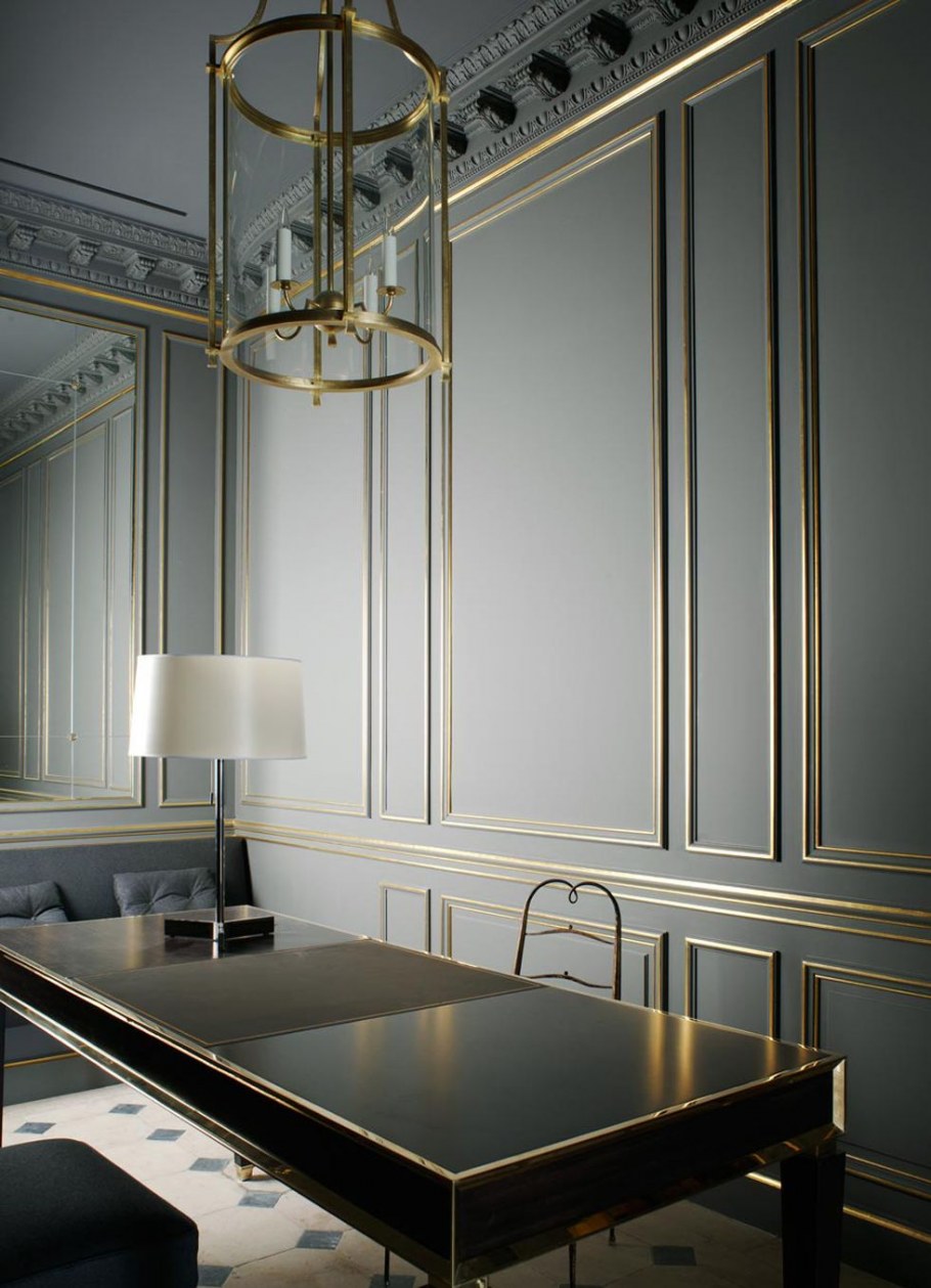 Спальня Марелла белая золото