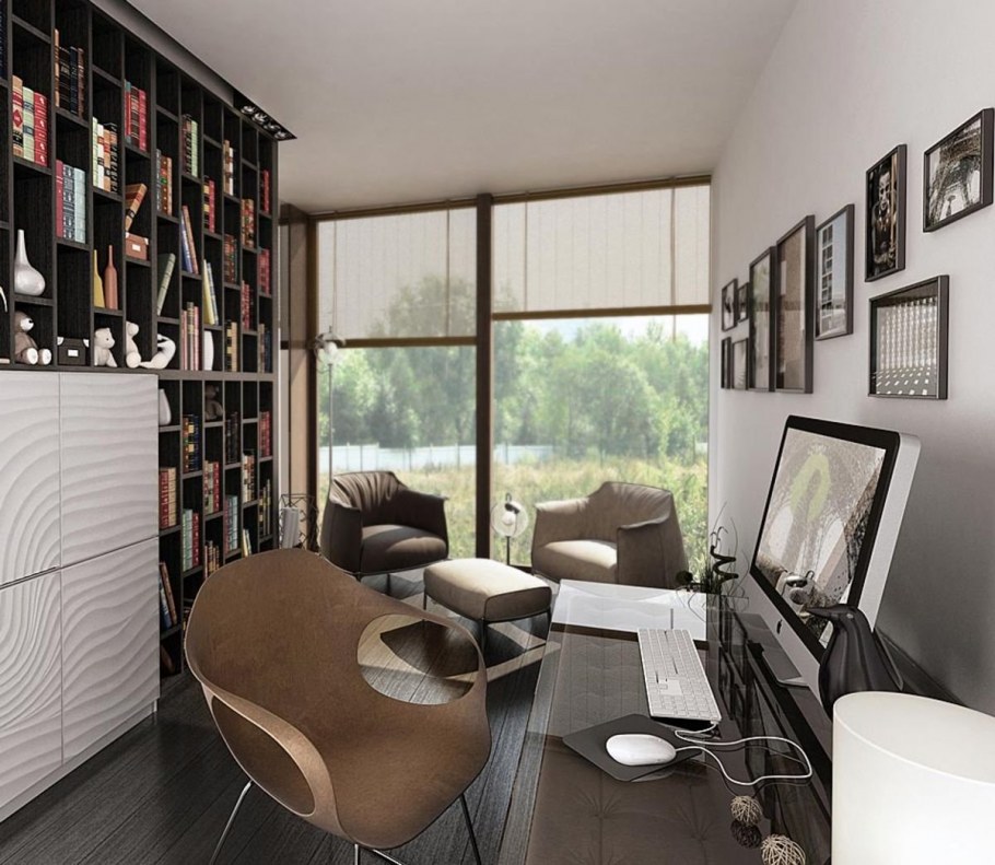 Интерьер рабочей комнаты