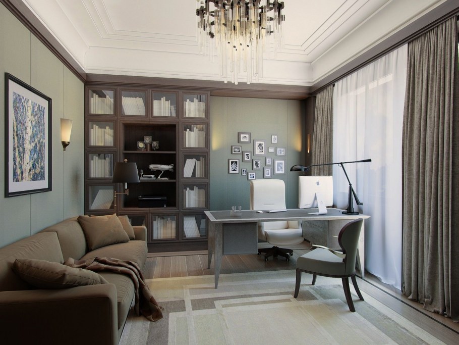 Интерьер рабочей комнаты