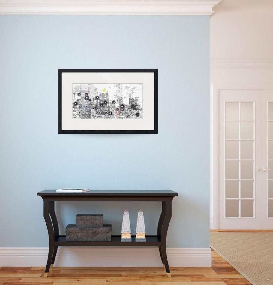 Украшение стен картинами