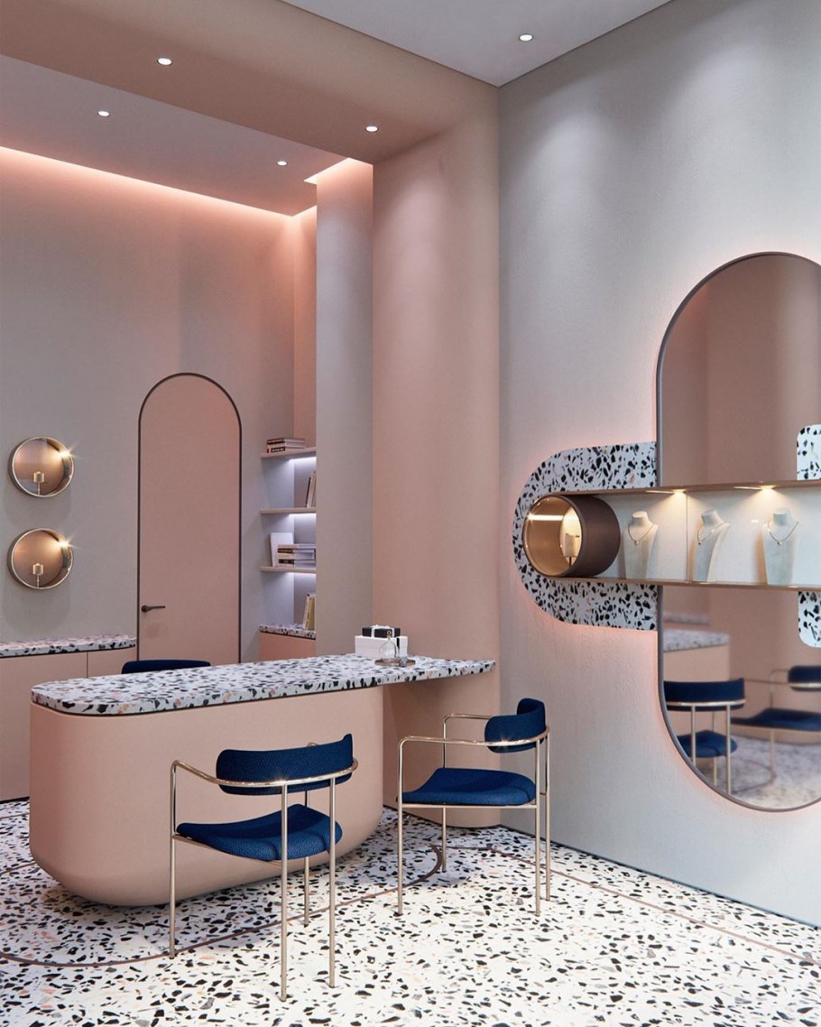 Интерьер парикмахерской