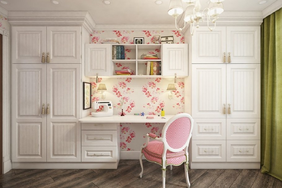 Комната для девочки в классическом стиле
