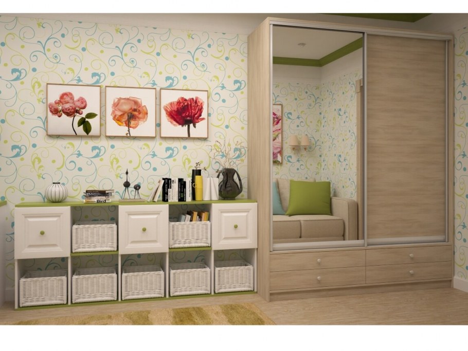 Гардеробная для девочки подростка