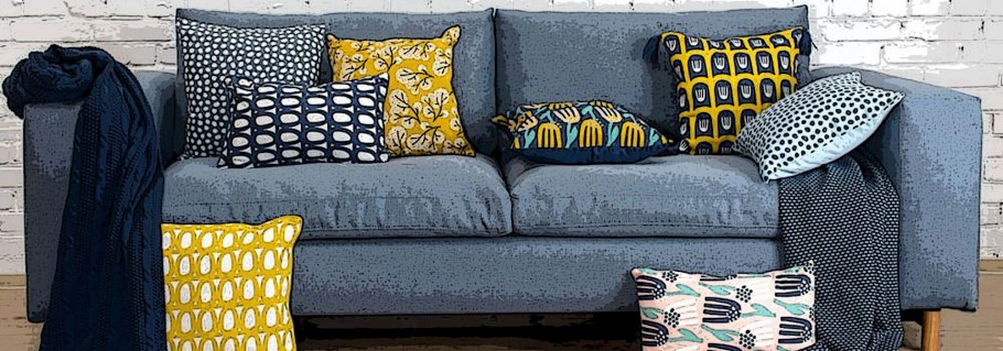 Диван с подушками ikea