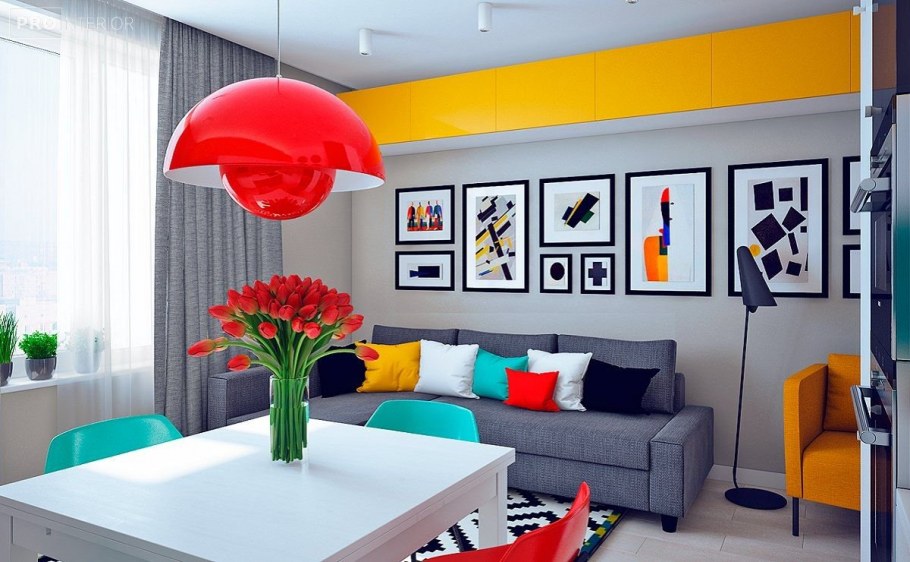 Интерьер в стиле супрематизм