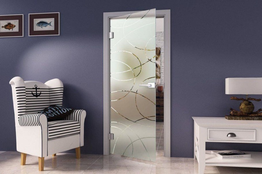 Стеклянные двери межкомнатные