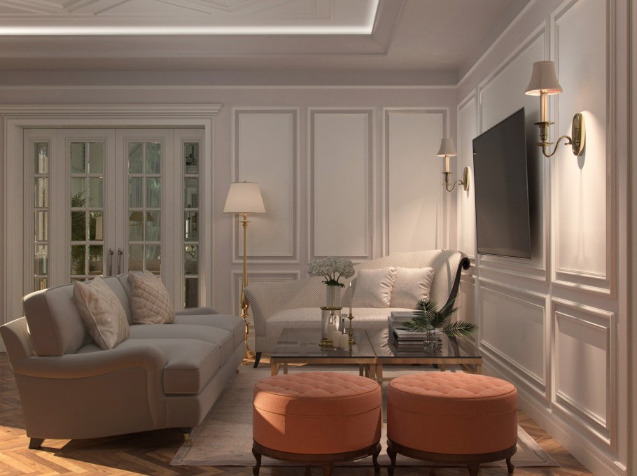 Неоклассический стиль в интерьере