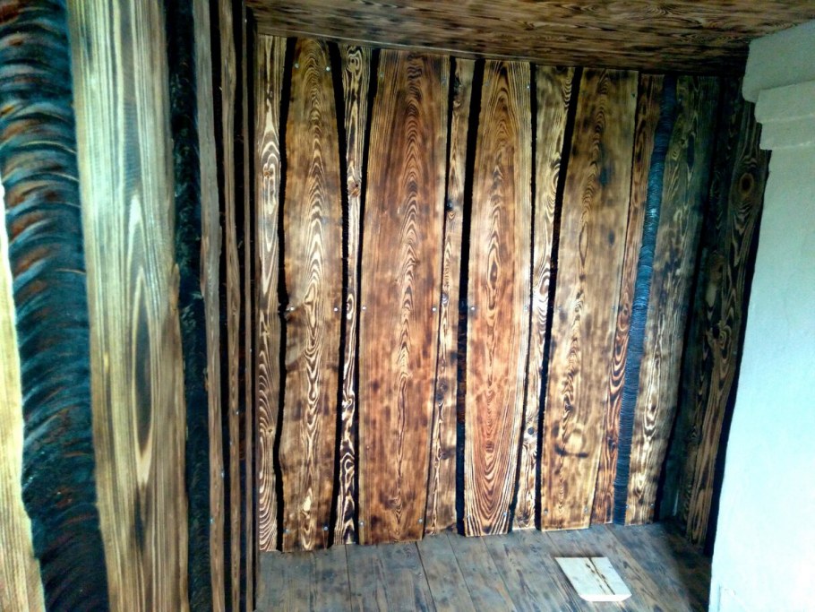 Печь Ферингер в бане в стиле Леший