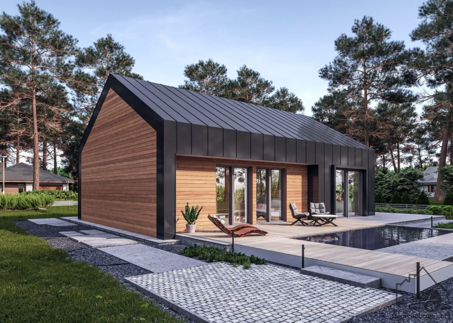 Беседка в стиле барнхаус Barn House