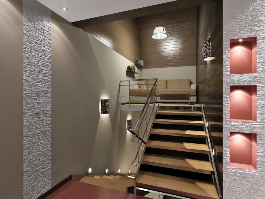 Освещение лестничного проема