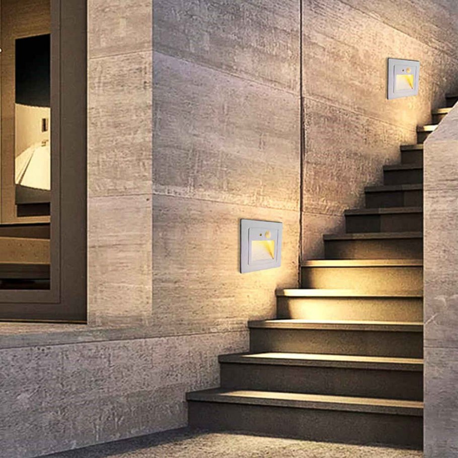 Подсветка ступеней в прихожую