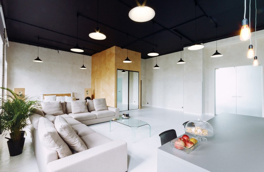 Современная отделка спальни