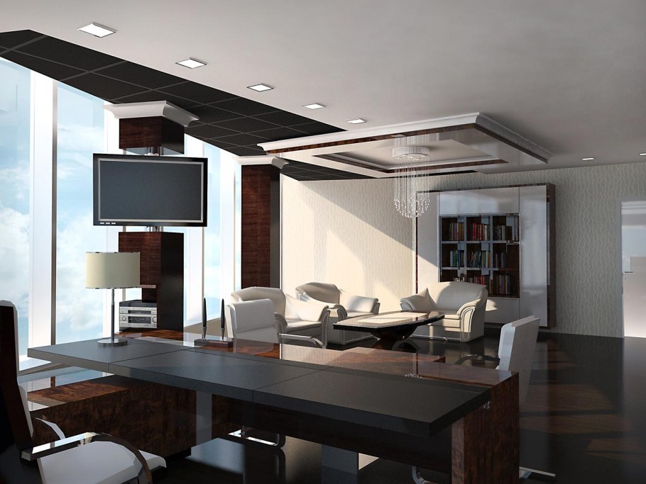 Кабинет руководителя в стиле Модерн