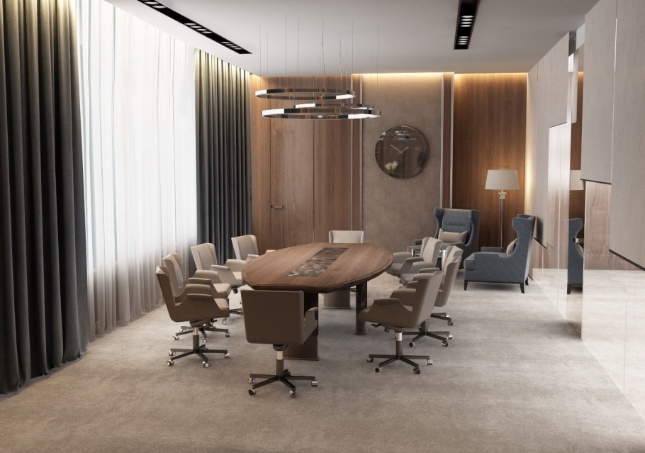 Дизайнерский кабинет руководителя