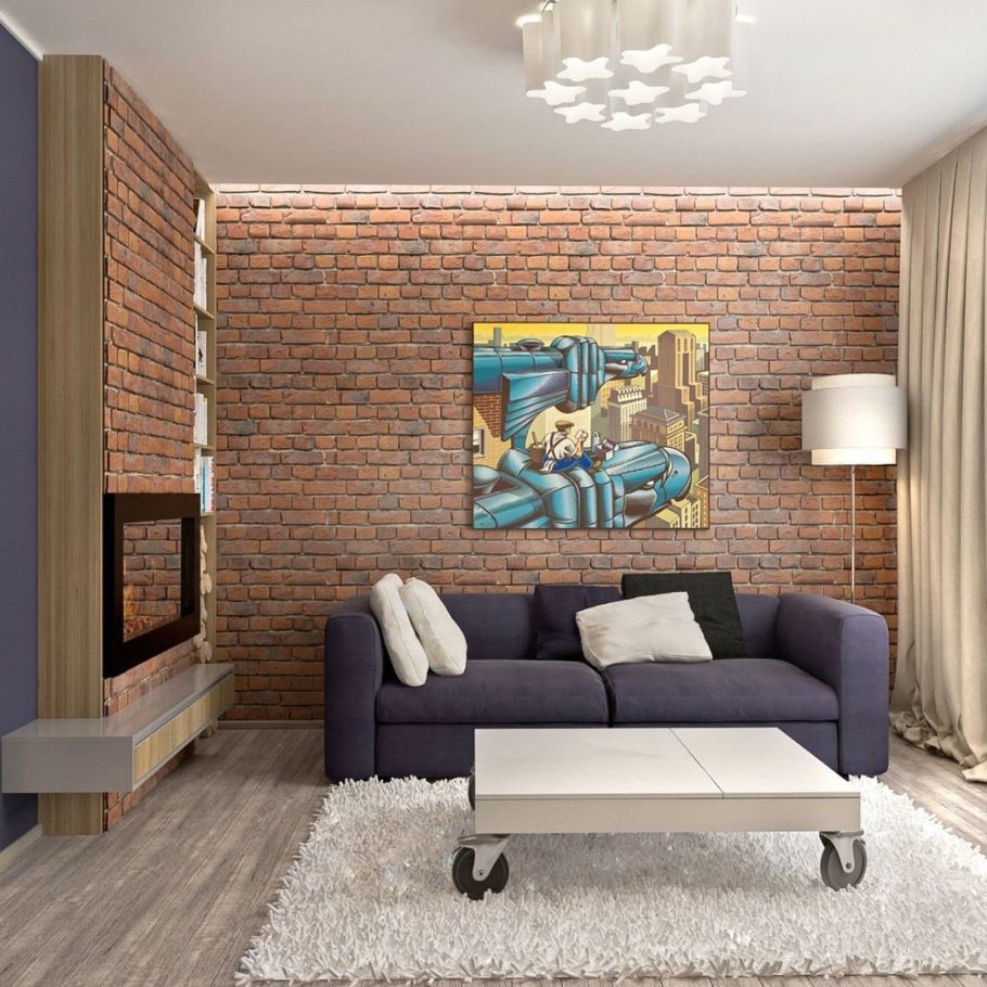 Студия 30м в стиле лофт