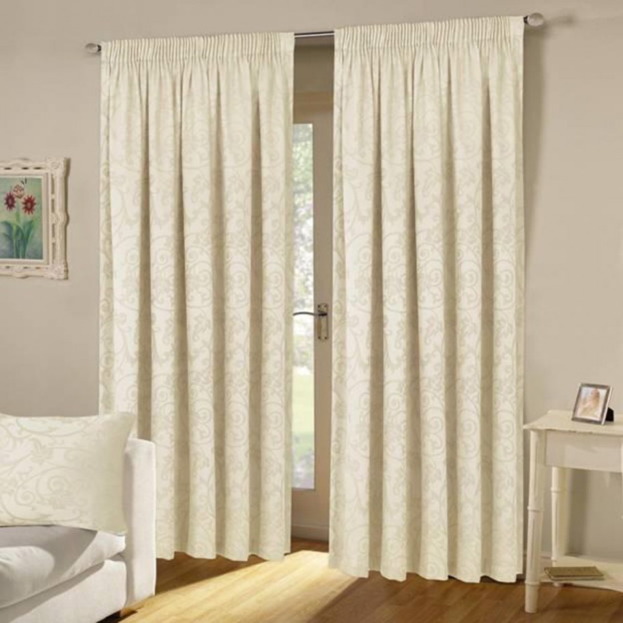 Шторы молочно белые