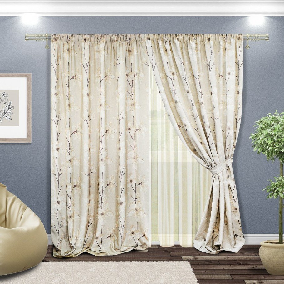 Шторы молочного цвета