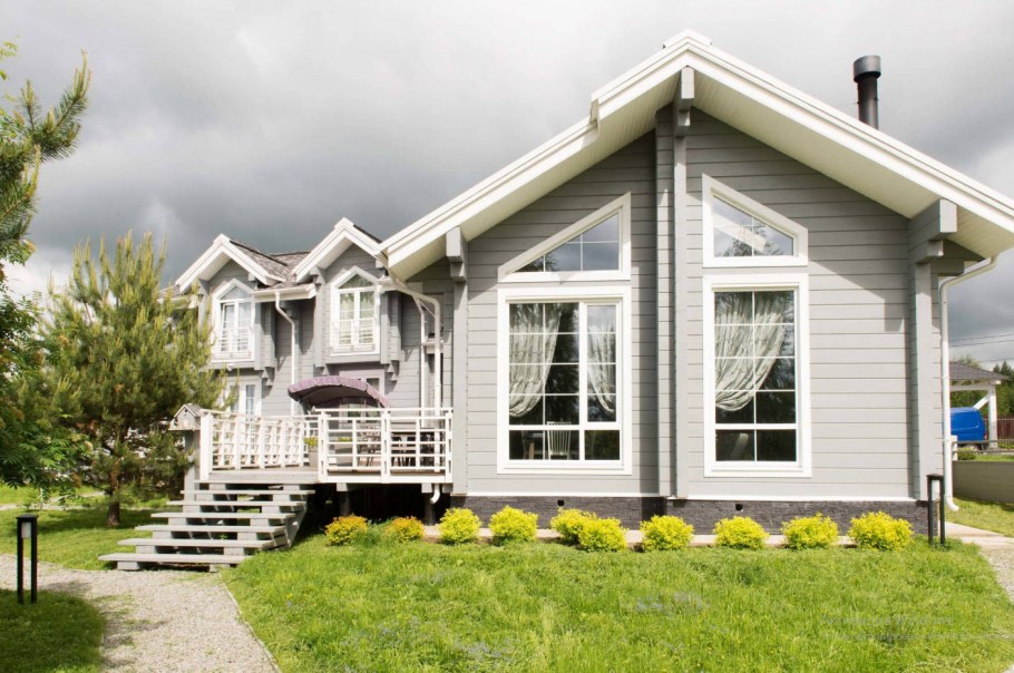 Фасады деревянных домов