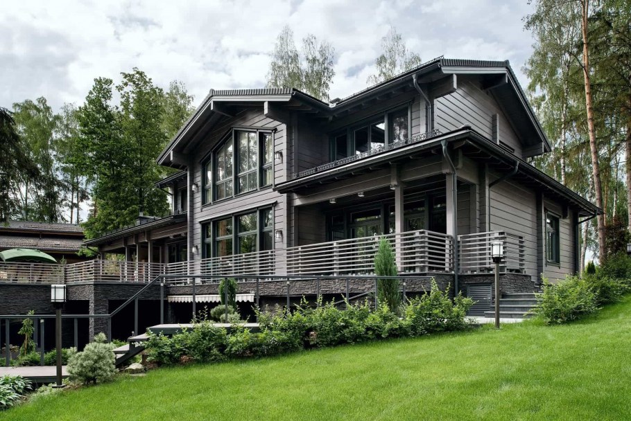 Модные цвета домов