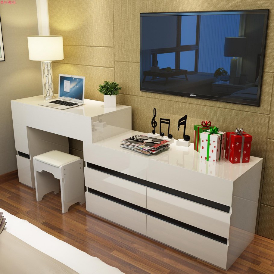 Комод с туалетным столиком вместе