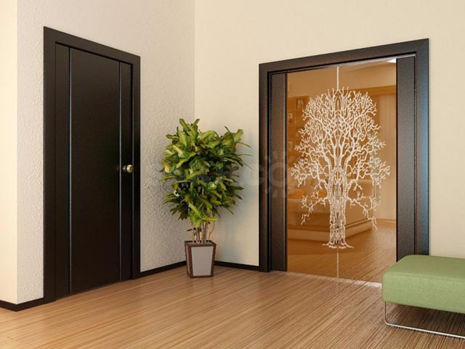 Царговые двери в интерьере