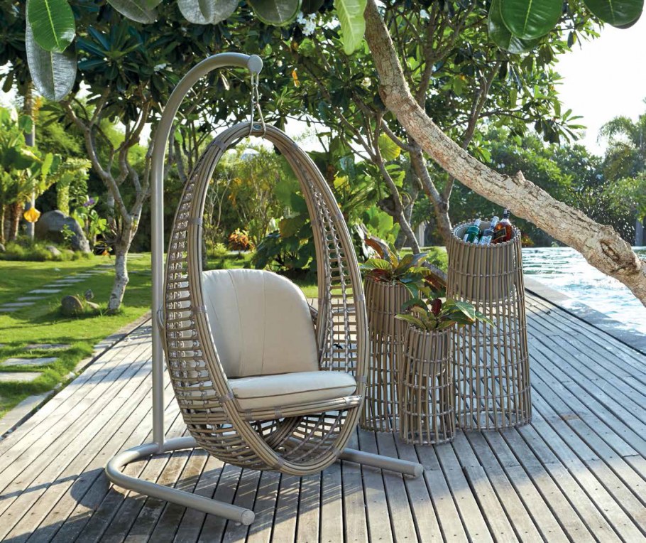 Подвесное кресло кокон Галант полосатый (Galant)