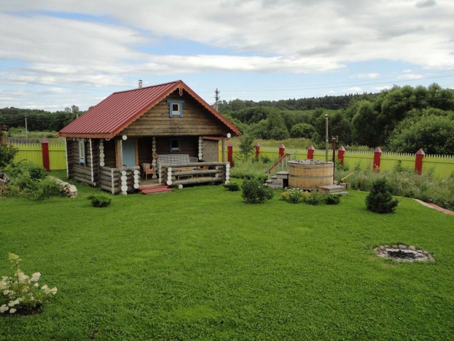 Красивые участки с баней