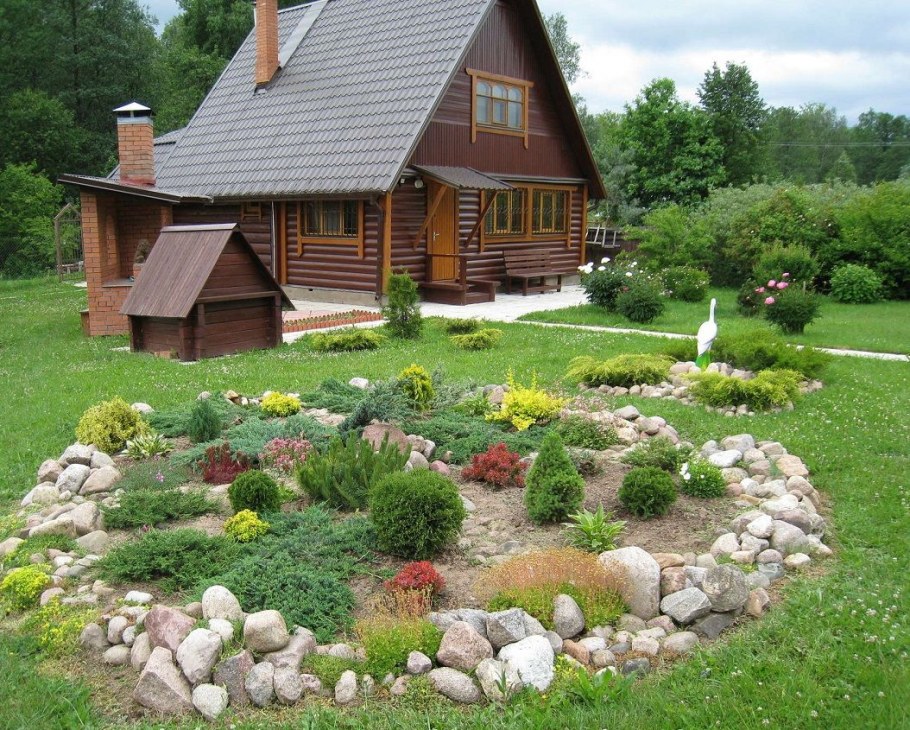 Дачный домик с садом