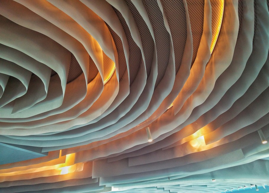 Оригинальный потолок на кухне