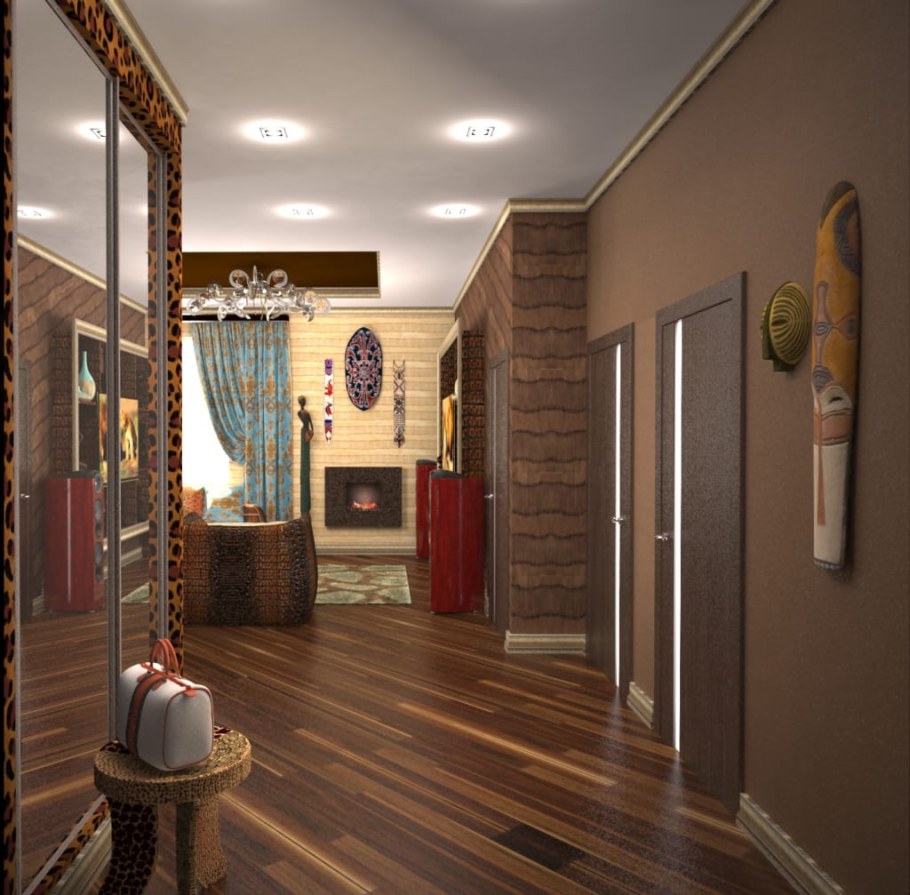 Планировка коридора в доме