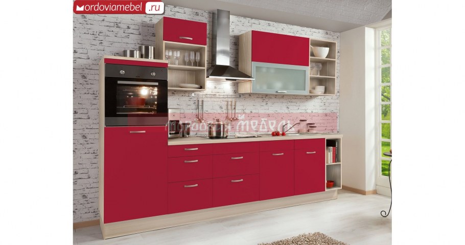 Красный гарнитур