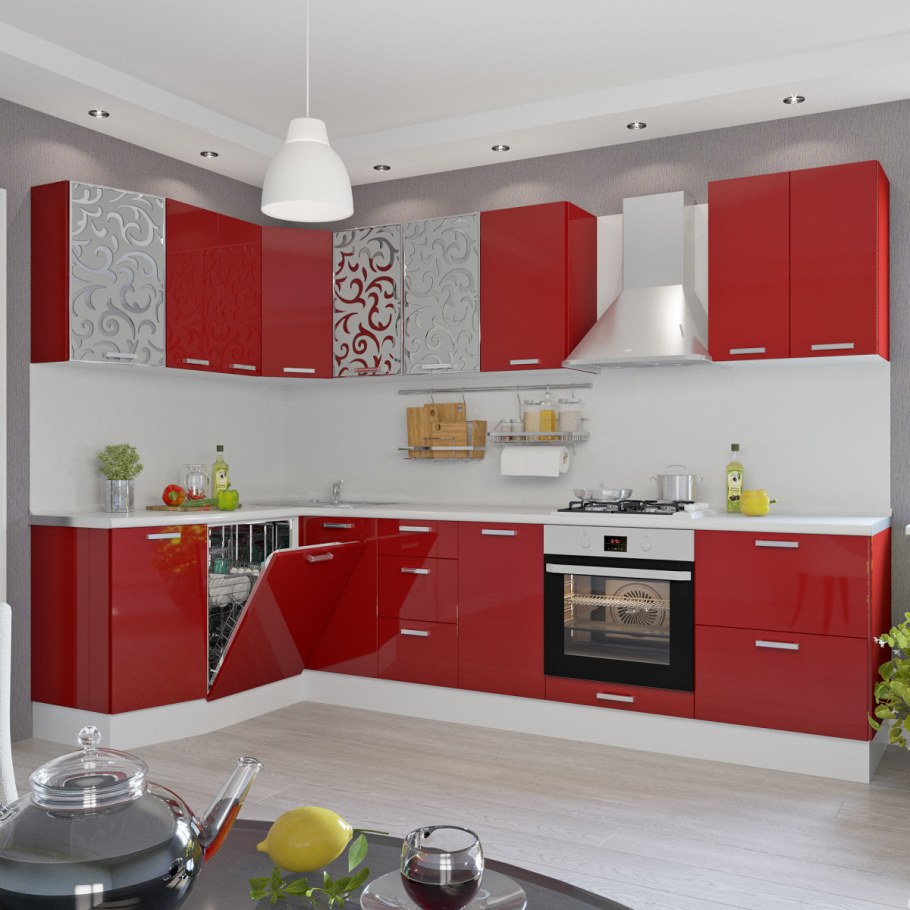 Красная кухня пунш Леруа