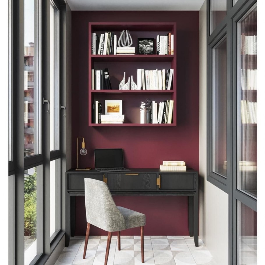 Интерьер кабинета в квартире