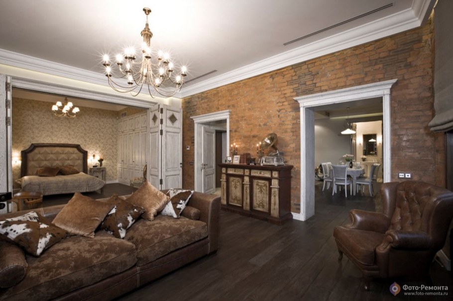 Лофт и классика в интерьере