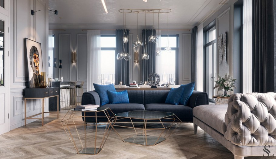 Стильные квартиры Неоклассика