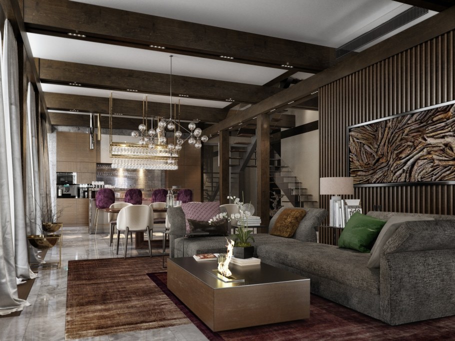 Лофт и Неоклассика в интерьере