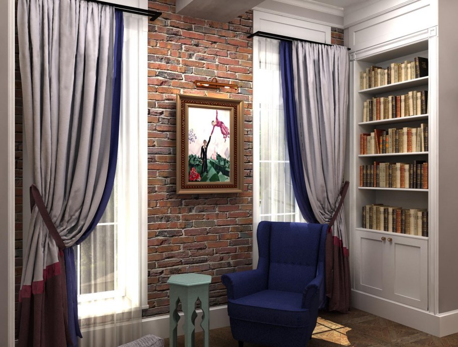 Гостиная кухня Эклектика Эклектика