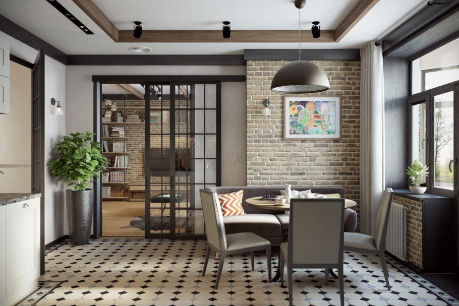 Лофт и Неоклассика в интерьере