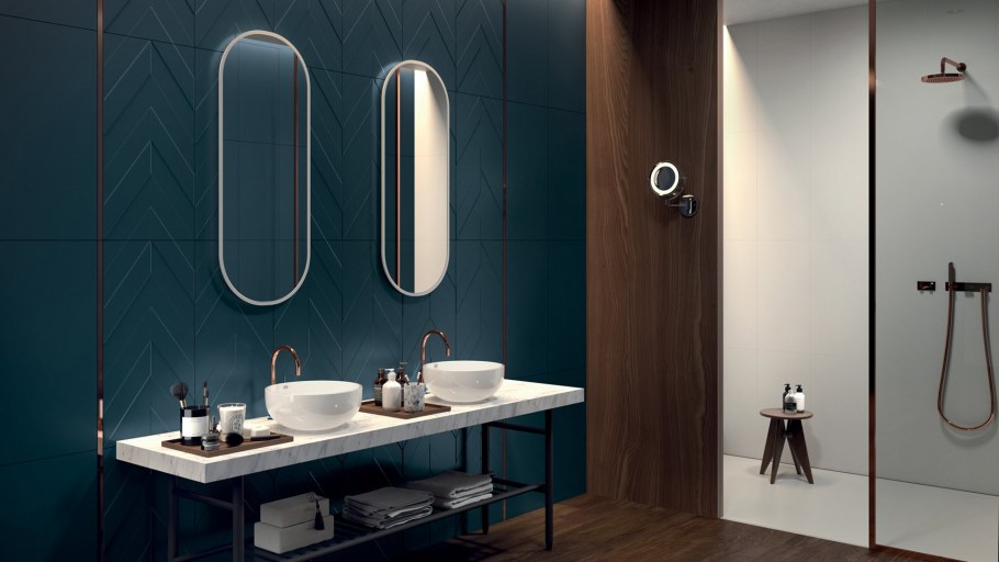 Мрамор в интерьере кухни