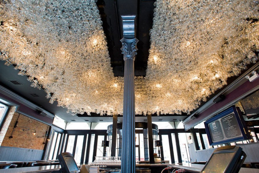 Креативный потолок в курилке